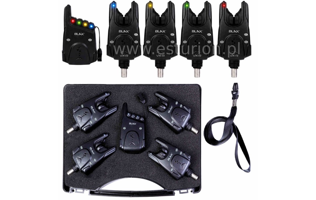 Zestaw sygnalizatorów wędkarskich - Blax VXR multicolor Alarm 4+1 Carp Spirit