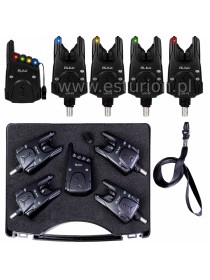 Zestaw sygnalizatorów wędkarskich - Blax VXR multicolor Alarm 4+1 Carp Spirit
