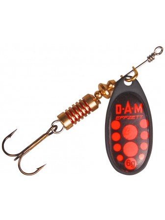 Błystka obrotowa Effzett Standard Black Red 1/3g DAM