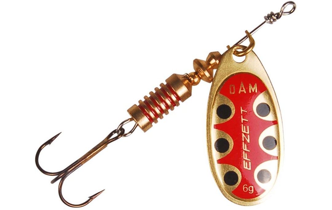 Błystka obrotowa Effzett Standard Copper Black Dot 5/12g DAM