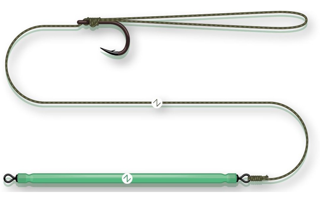 Zestaw sumowy Madcat Bungee Pellet Rig 65cm hak 2/0 DAM