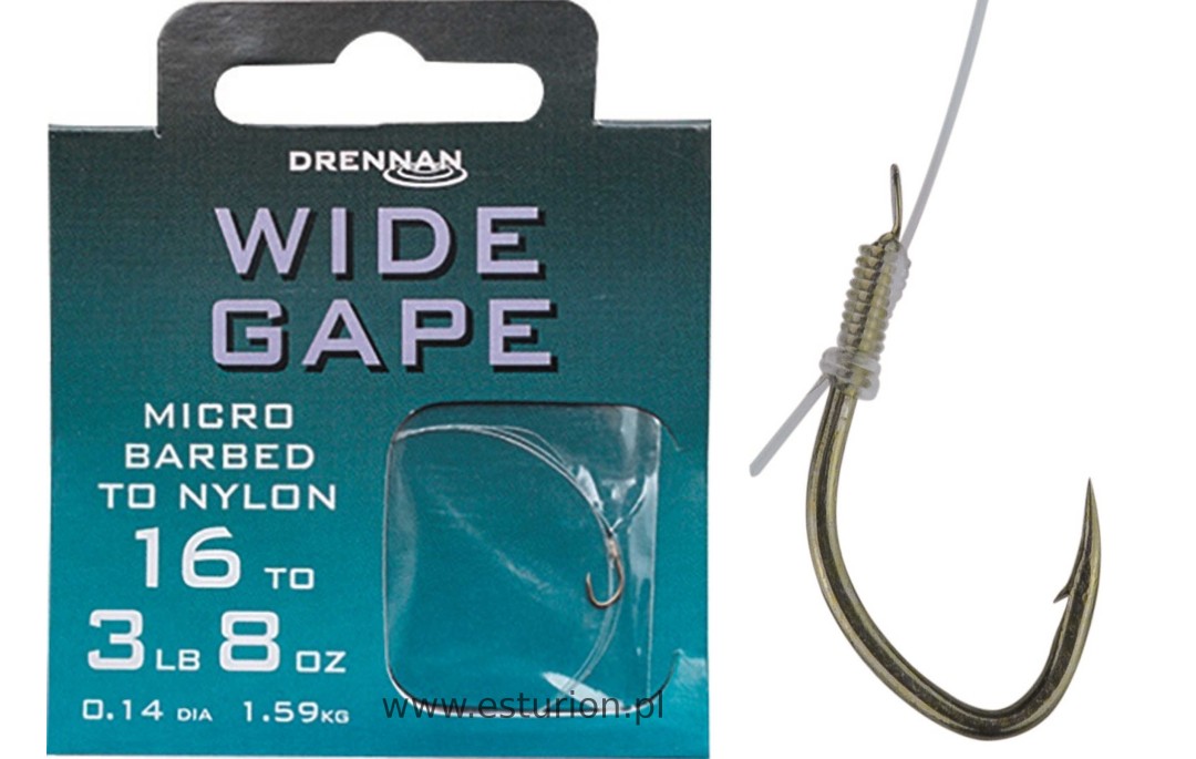 Przypony Wide Gape nr 14 Drennan