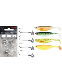 Zestaw gum nr 29 Hegemon 7cm + główki jigowe Esturion