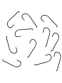 Haczyki F11 N/L muchowe nr #6 Gamakatsu