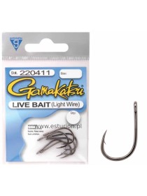 Haczyki Live Bait Light Wire nr #1 Gamakatsu