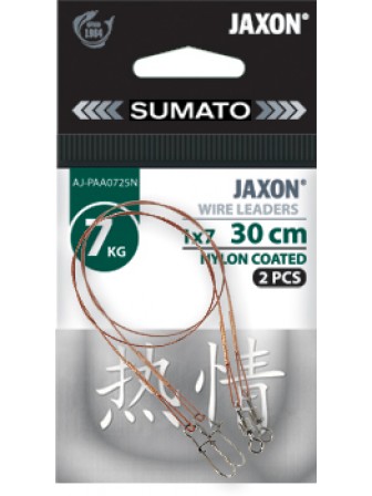 Przypony Sumato 1x7 Nylon 10kg 20cm 2szt Jaxon