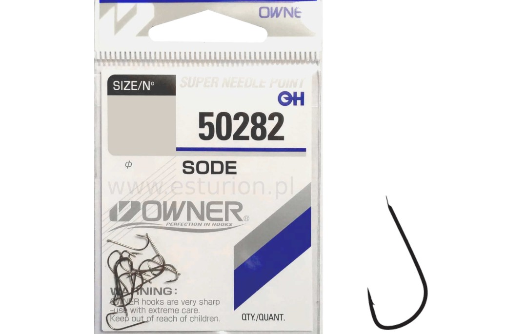 Haczyki Sode nr 14 15szt Owner