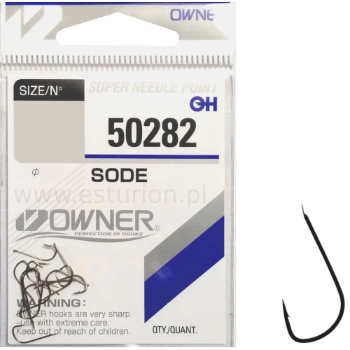 Haczyki Sode nr 12 14szt Owner Haczyki Sode nr 12 14szt Owner