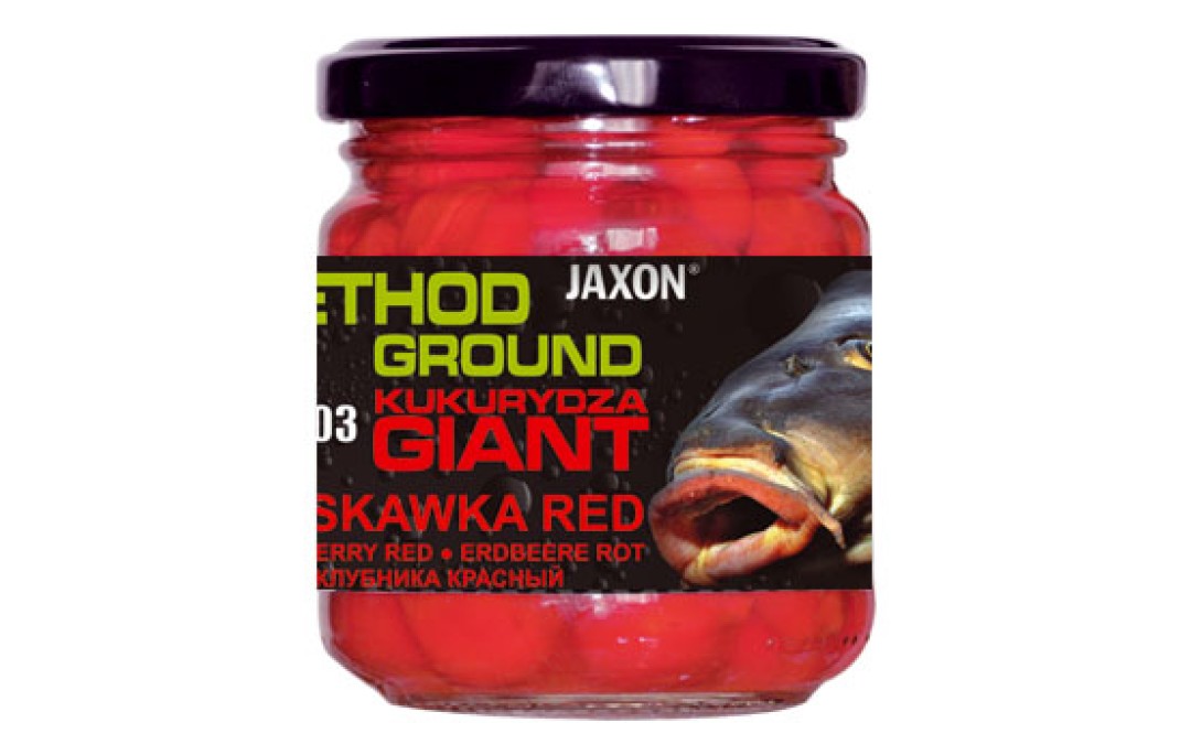 Kukurydza Method Ground Gigant 125g truskawka Jaxon