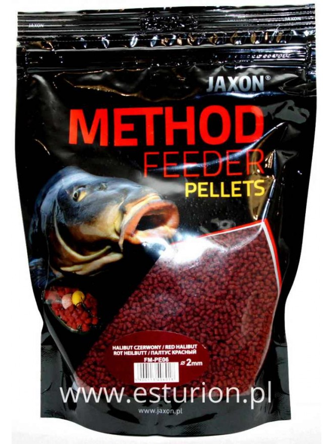 Pellet Method Feeder halibut czerwony 4mm 500g Jaxon