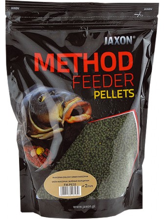 Pellet Method Feeder marcepan zielony 2mm 500g Jaxon