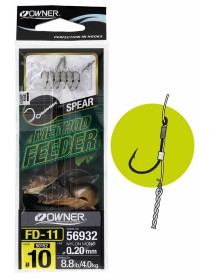 Przypony Method Feeder FD-11 6/10cm/0,22mm 6szt Owner