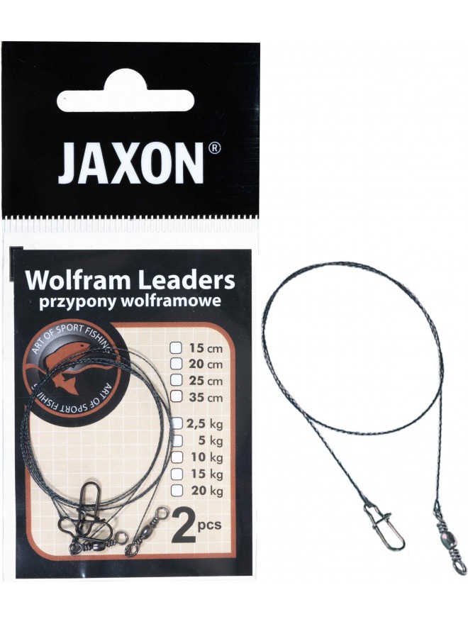 Przypon Wolfram 10kg 25cm 2szt Jaxon