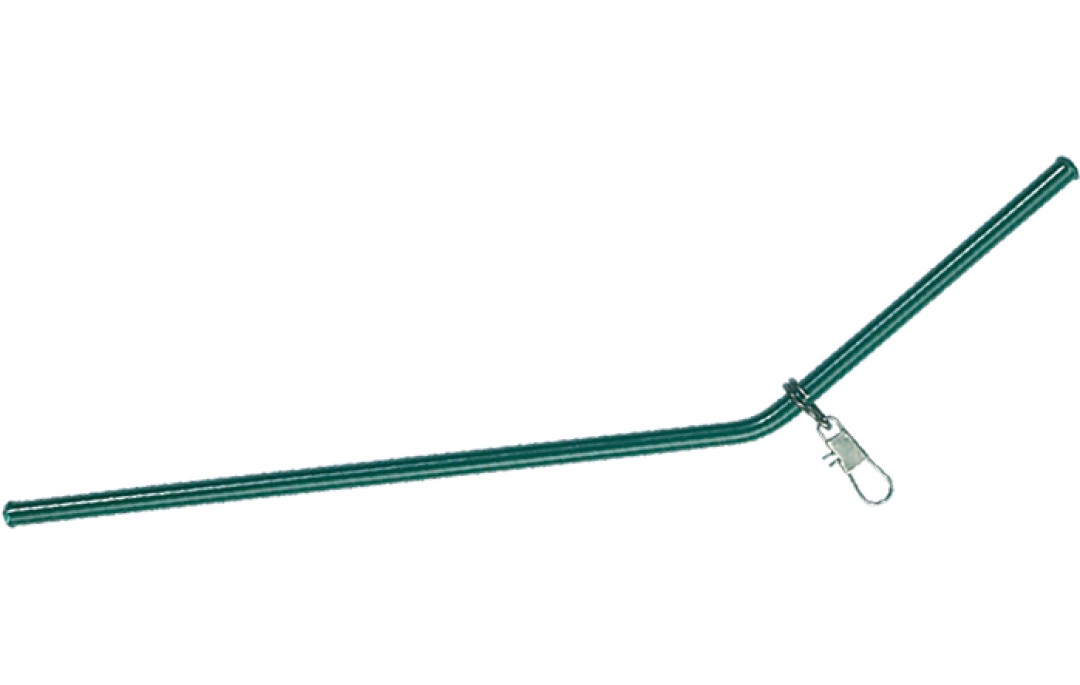 Rurka antysplątaniowa wygięta zielona 12cm Jaxon