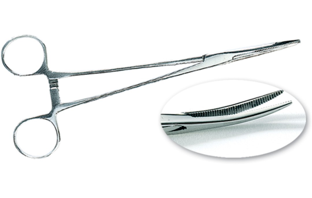 Szczypce z zakrzywioną końcówką 15cm Jaxon