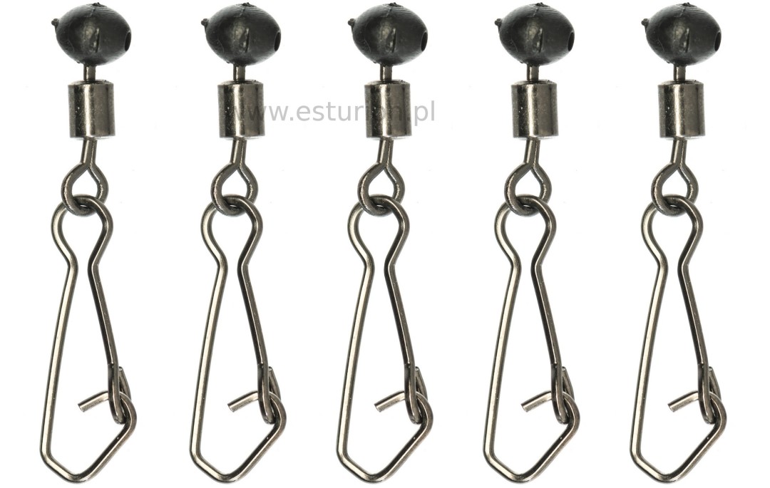 Agrafki ze stoperem na krętliku rozmiar C Jaxon