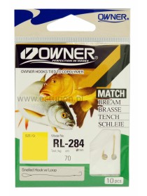 Haczyki RL284 Sode nr #6+przypon 0,18 10szt Owner