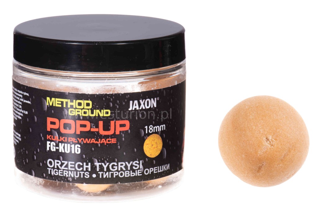 Kulki Pop-up Method Ground orzech tygrysi 18mm 50g Jaxon