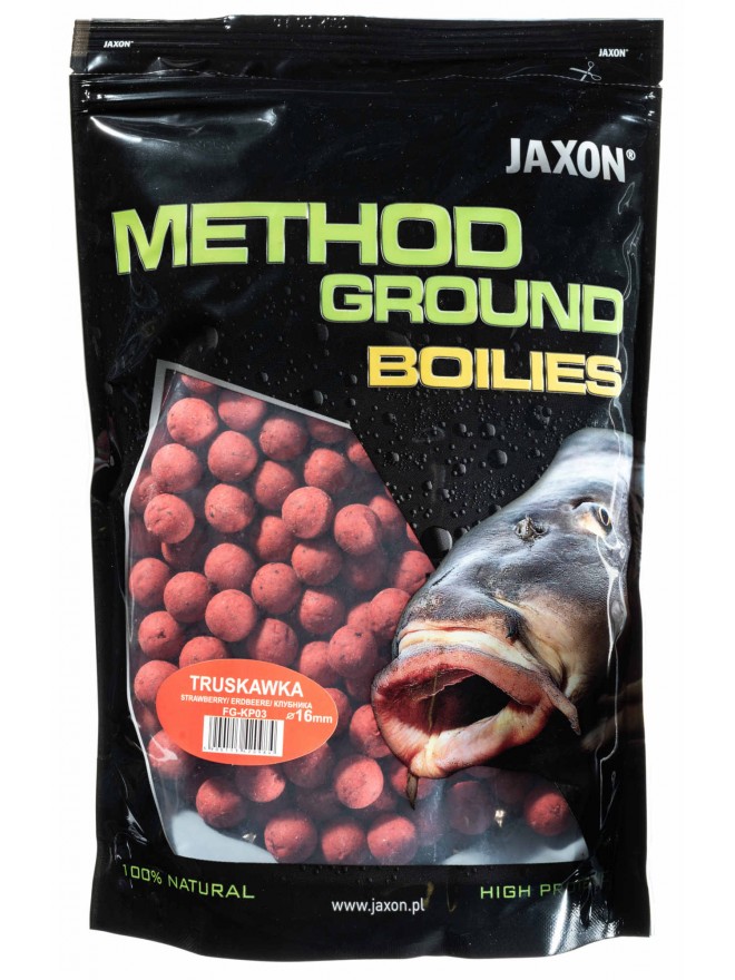 Kulki proteinowe Method Ground truskawkowe 16mm 1kg Jaxon