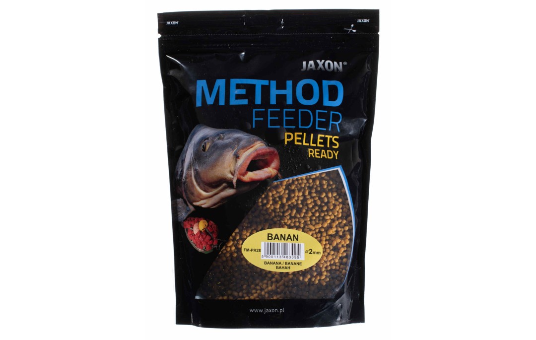 Pellet Method Feeder Ready banan 2mm 500g Jaxon