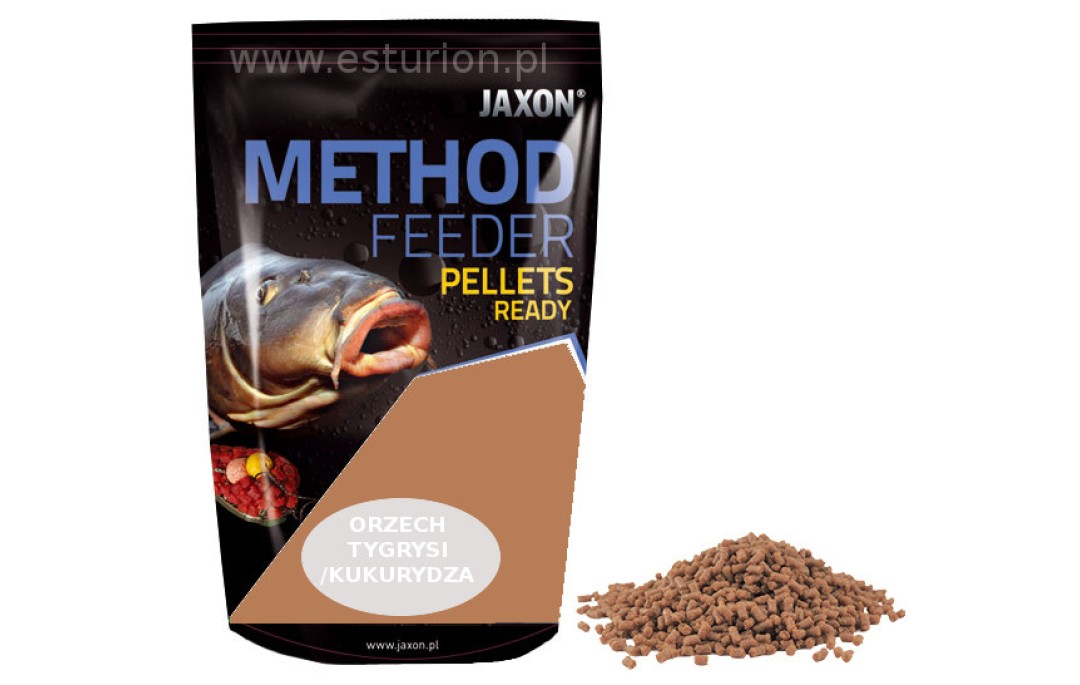 Pellet Method Feeder Ready orzech tygrysi-Kukurydza 2mm 500g Jaxon