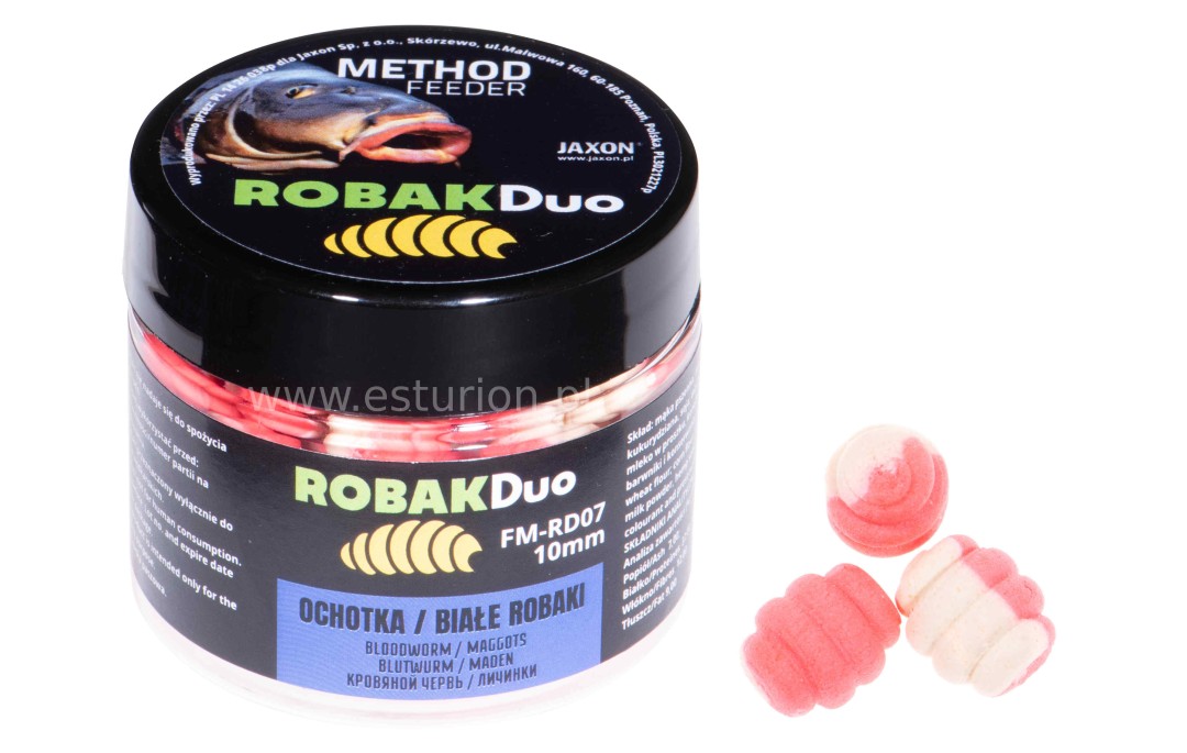 Robak Wafters Duo Color MF 10mm ochotka - białe robaki 25g Jaxon
