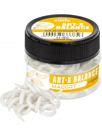Sztuczne białe robaki aromatyzowane Art-X Balance Carp Zoom