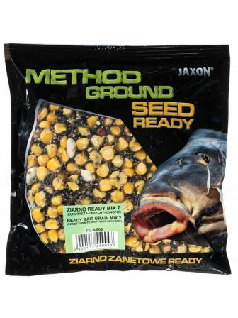 Ziarno Method Ground Ready mix kukurydza, orzechy, konopie 0,5kg Jaxon