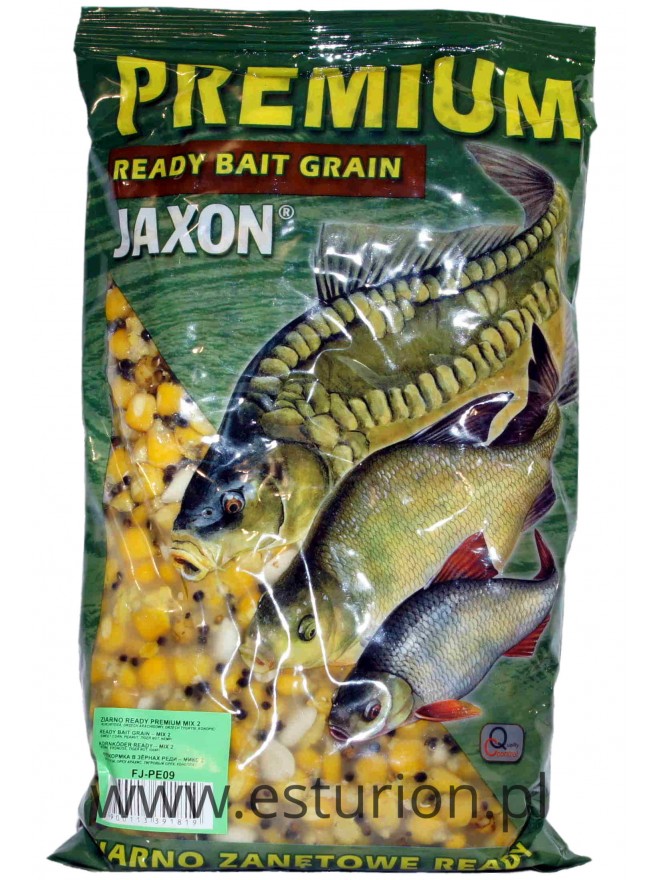 Ziarno mix 2 – kukurydza, orzech arachidowy, orzech tygrysi, konopie 1kg Jaxon