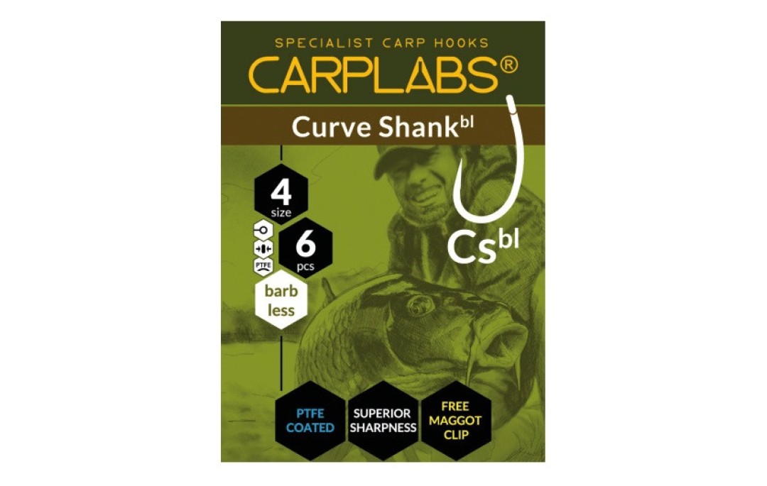 Haczyki curve shank barbless 4 tco op.6szt T-116 Carplabs