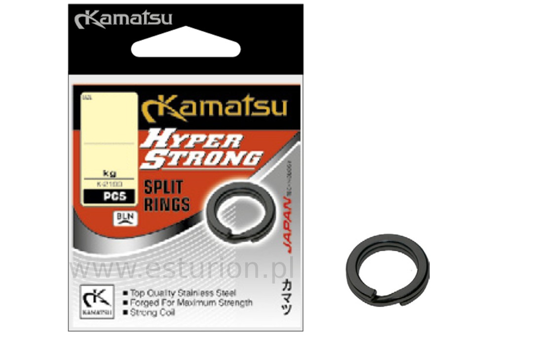 Kółeczko łącznikowe Hyper Strong K-2199 BLN 5mm/29kg op.10szt Kamatsu