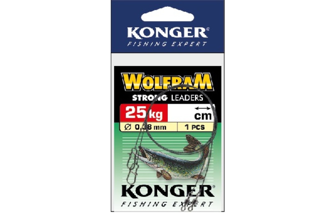 Przypon Wolfram Strong 35cm/15kg 2szt Konger