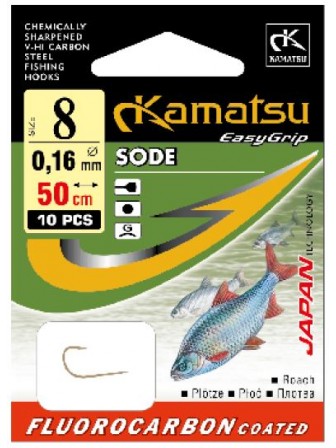Przypony FC 50 Sode płoć 8/0,16 gł 5401 Kamatsu