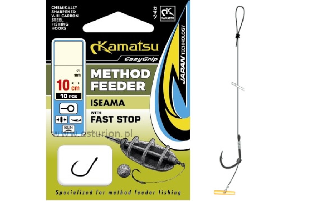 Przypon Method Feeder Iseama 08BLNO/10cm/0,25mm Fast Stop Kamatsu