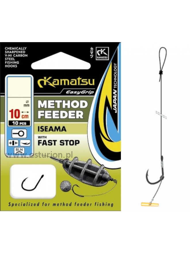 Przypon Method Feeder Iseama 12BLNO/10cm/0,20mm Fast Stop Kamatsu