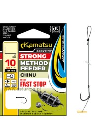Przypony Method Feeder Chinu 10blno/10cm/0,22mm Fast Stop Kamatsu