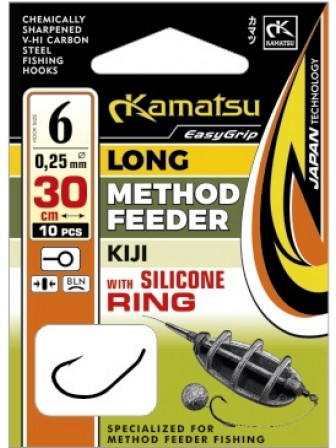 Przypony Method Feeder Kiji gumka lateksowa 30cm Nr #6 Kamatsu