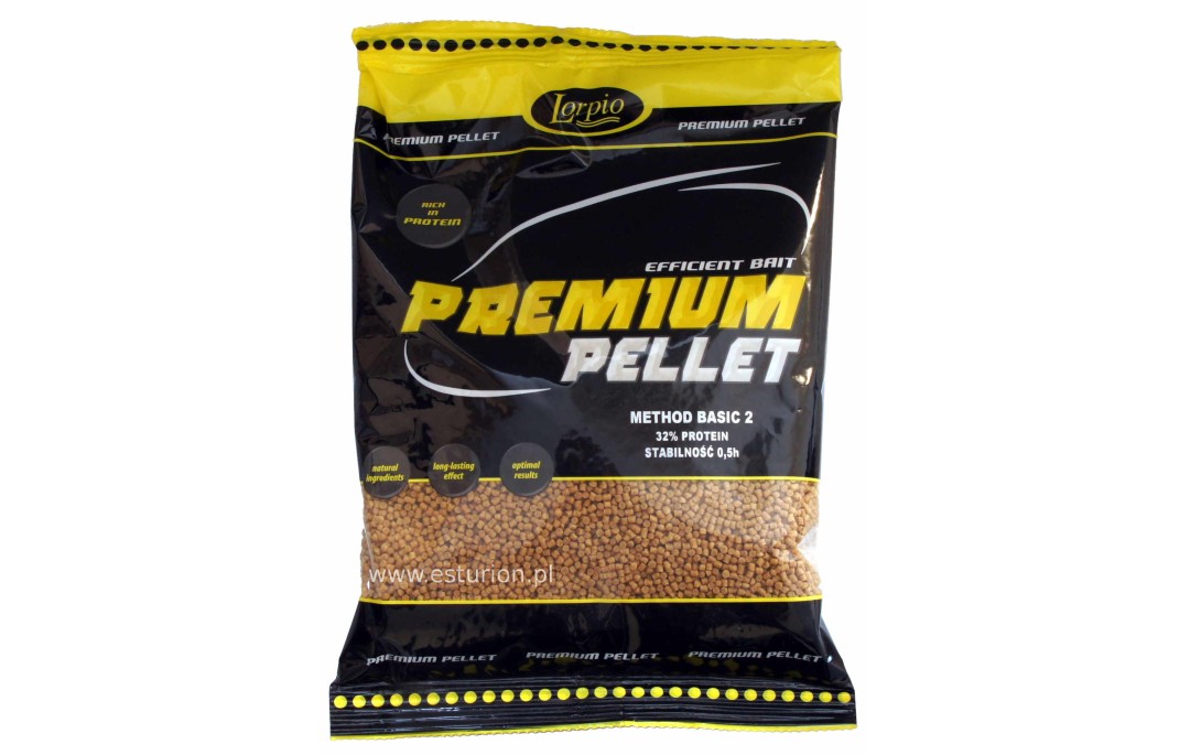 Pellet Premium method basic 2,0mm 700g Lorpio