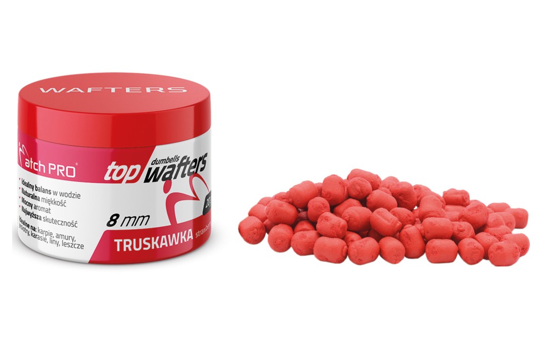 Dumbells Top Dumbells Wafters Truskawka 8mm 20g MatchPro