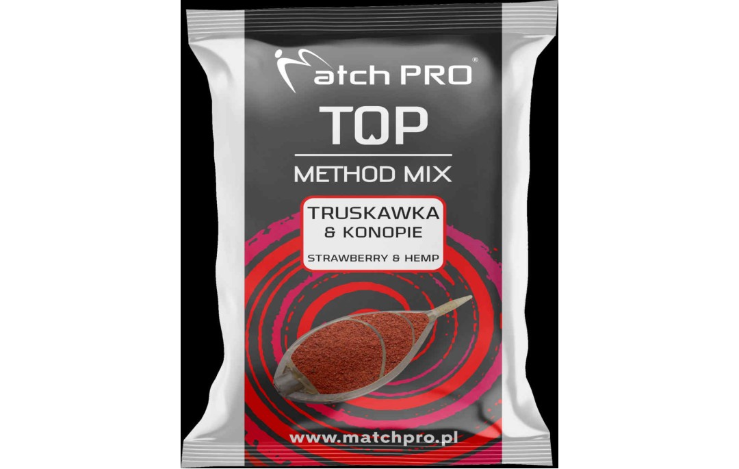 Zanęta Top Method Mix Truskawka i Konopie 700g MatchPro