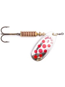 Błystka obrotowa Comet Decore srebrny/czerwony 3/6,5g Mepps