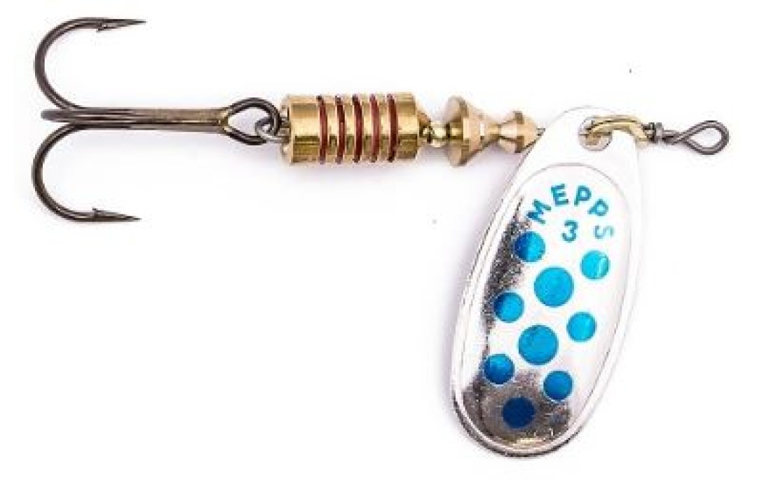 Błystka obrotowa Comet Decore srebrny/niebieski 2/4,5g Mepps