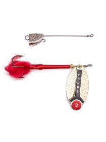 Błystka wahadłowa Lusox złoty 1/9,5g Mepps