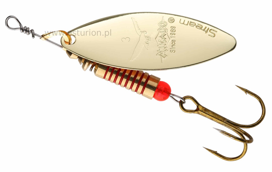Błystka obrotowa Stream złota 3/11g Mikado