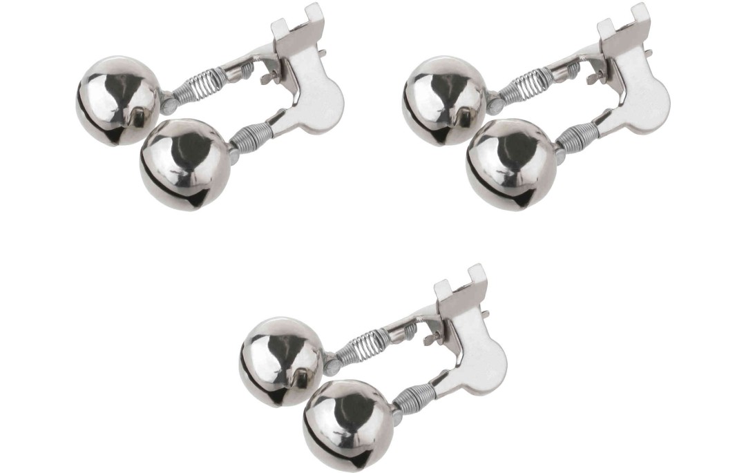 Dzwonki wędkarskie podwójne żabka 3szt Mikado