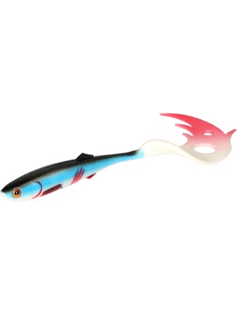 Guma Sicario Pike Tail Bleeding Blue 18cm Mikado