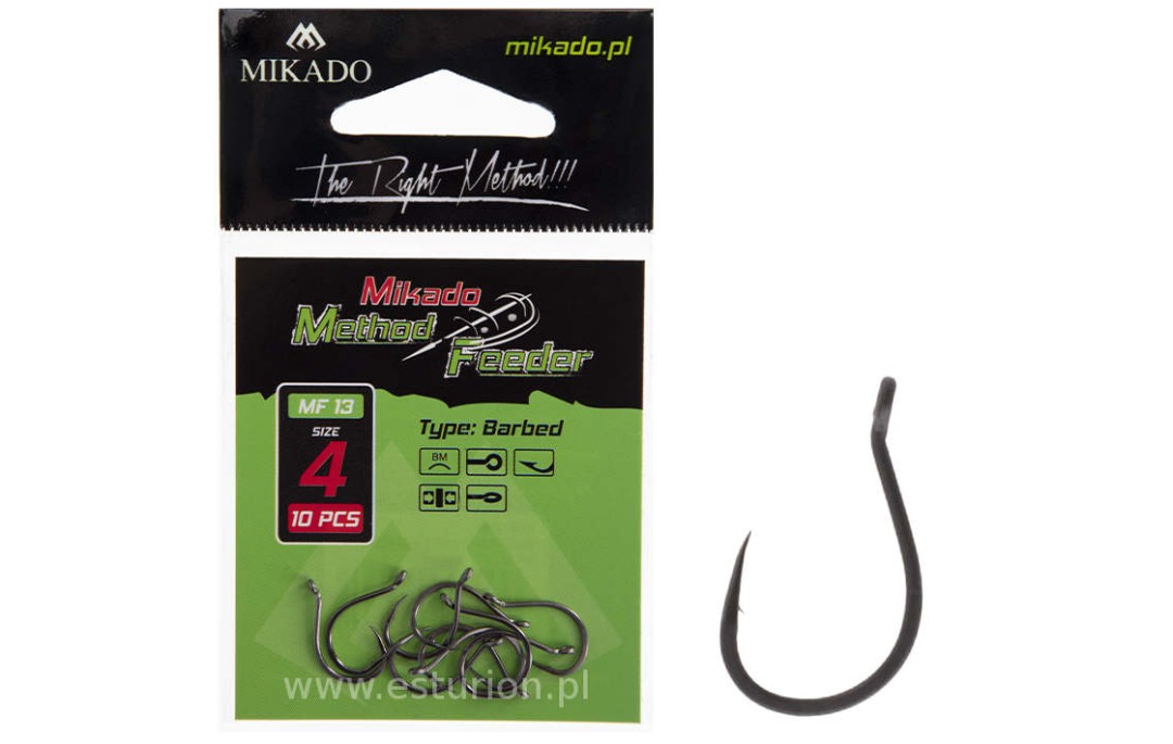 Haczyki Method Feeder HMF13 nr 12 Mikado