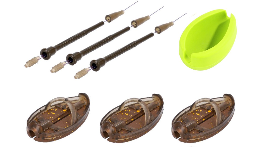 Komplet Method feeder Douglas Q.M.F. L 3x40g + foremka Mikado