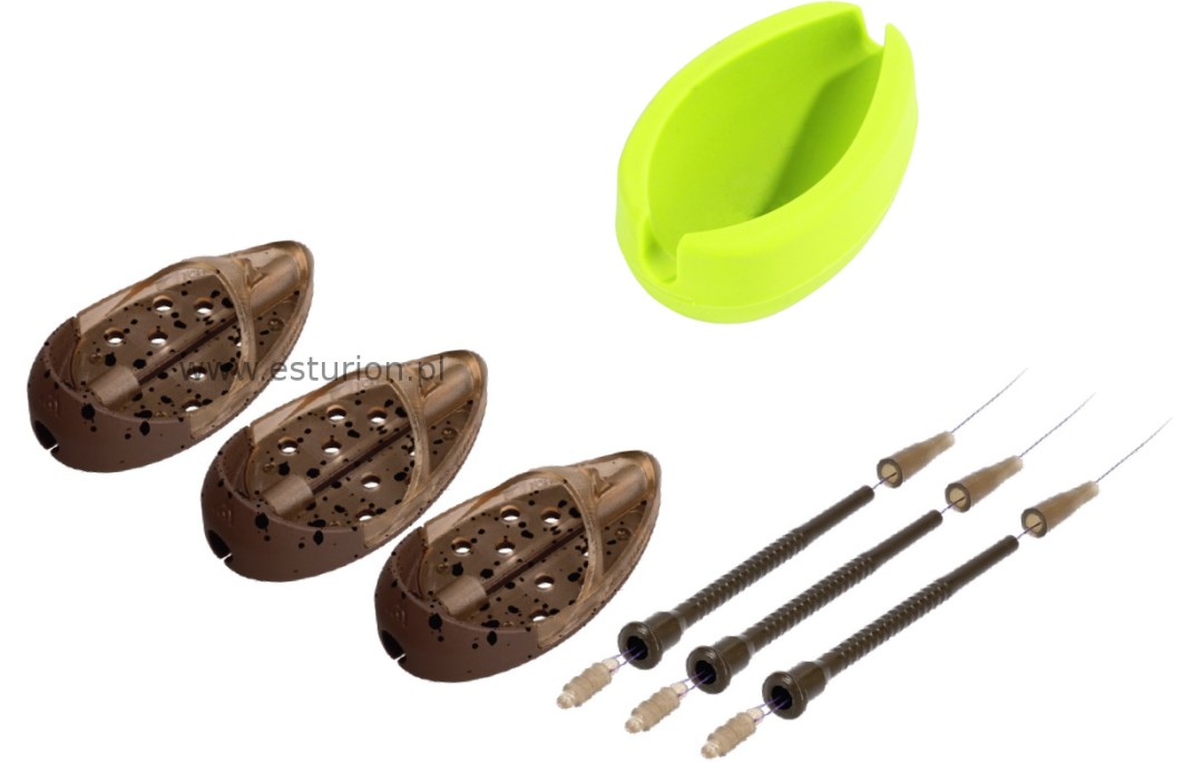 Komplet Method feeder Shot Q.M.F. L 3x30g + foremka Mikado