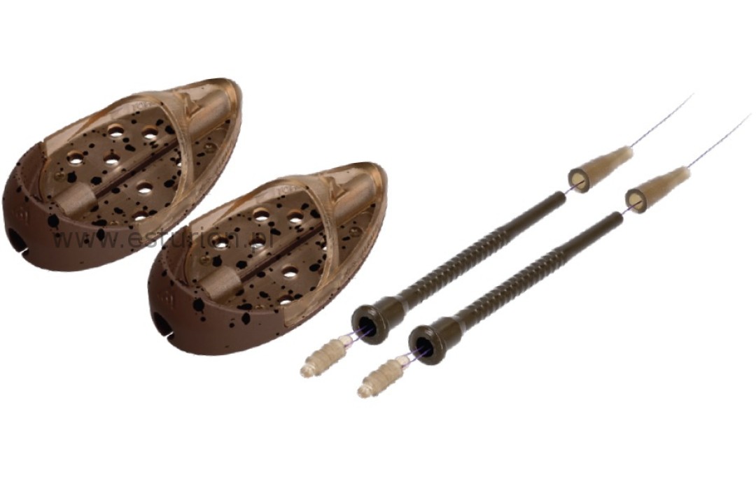 Koszyczki Method feeder Shot Q.M.F. L 40g 2szt Mikado